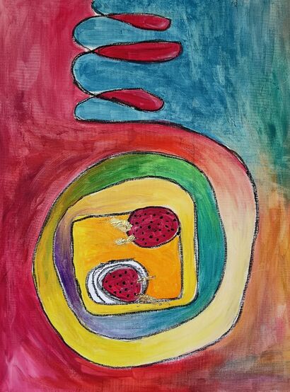 Moments of Joy - a Paint Artowrk by Daniela Malsiner